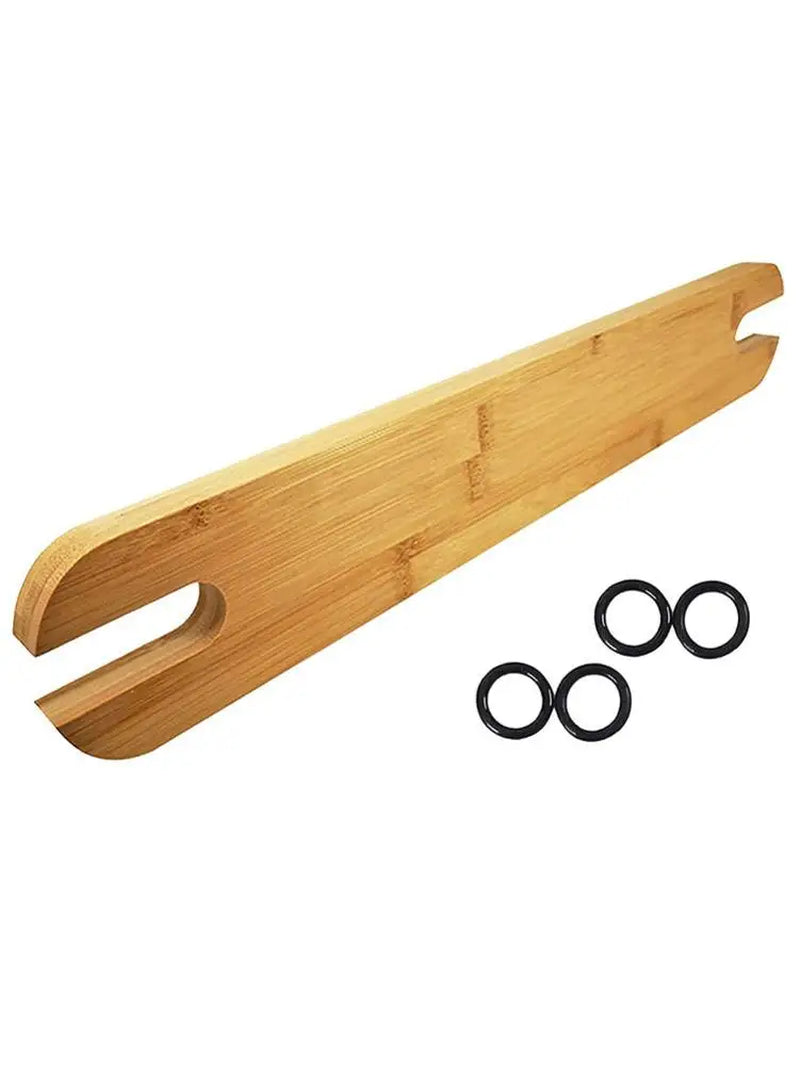 Baby Highchair Foot Rest Footrest Baby Natural Bamboo Baby Highchair Foot Rest High Chair Footrest with Rubber Rings